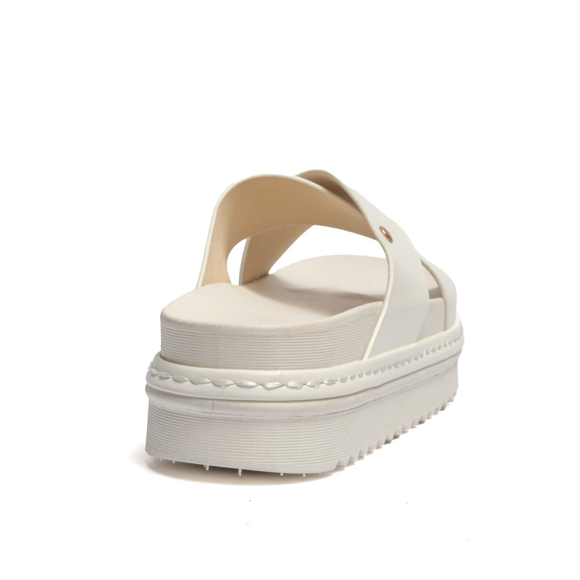 Σανδάλια Flatform με Χιαστί Λουράκια