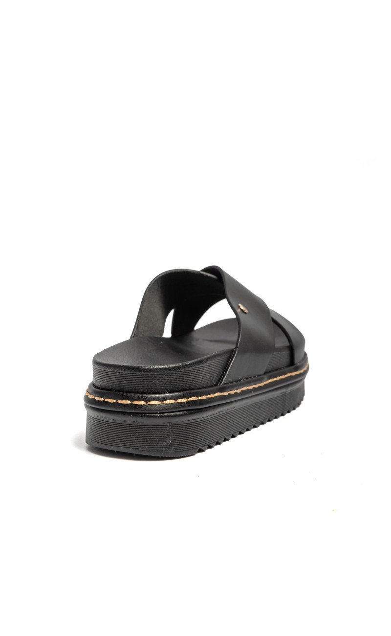 Σανδάλια Flatform με Χιαστί Λουράκια