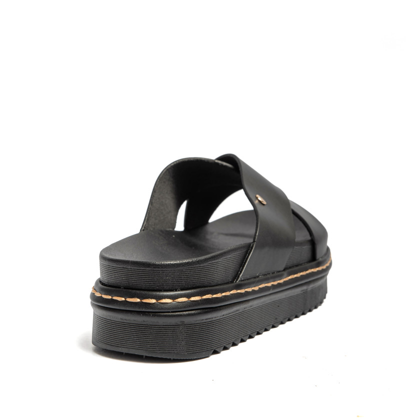 Σανδάλια Flatform με Χιαστί Λουράκια