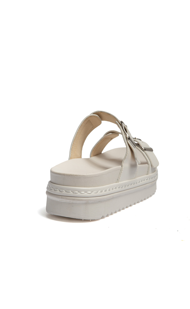 Σανδάλια Flatform με Διπλή Τόκα