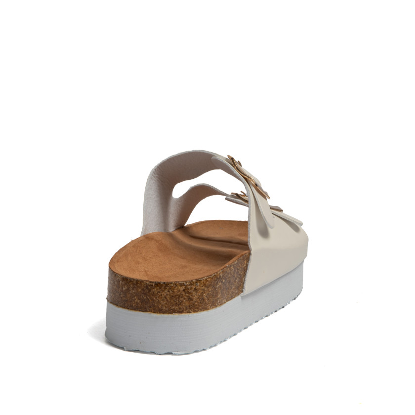 Σανδάλια Flatform με Διπλές Τόκες