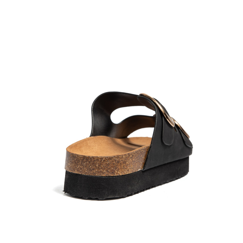 Σανδάλια Flatform με Διπλές Τόκες