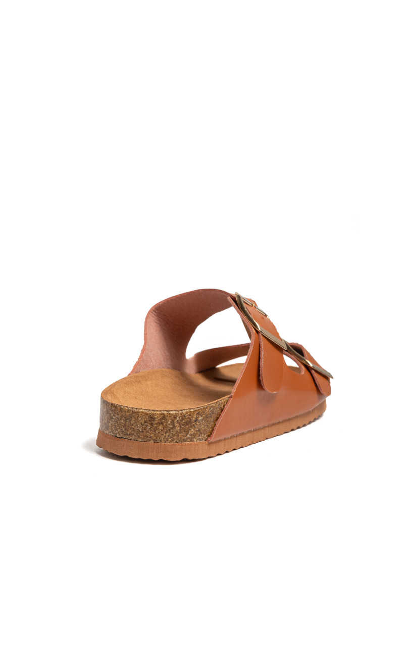 Σανδάλια Flatform με Διπλές Τόκες