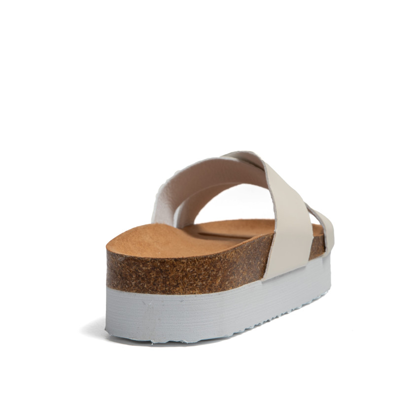 Σανδάλια Flatform με Χιαστί Λουράκια