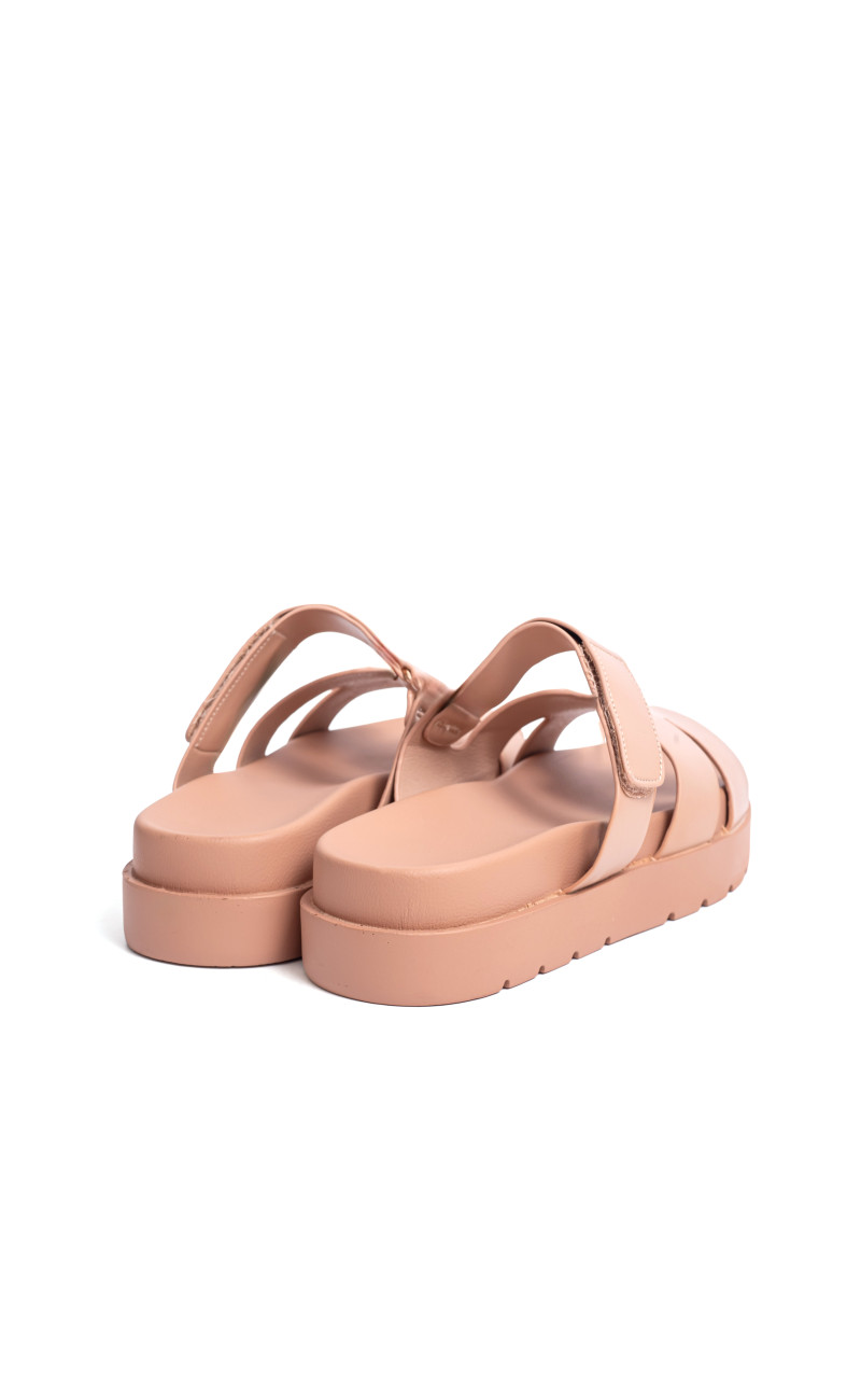 Σανδάλια Flatform με Λουράκια Scratch