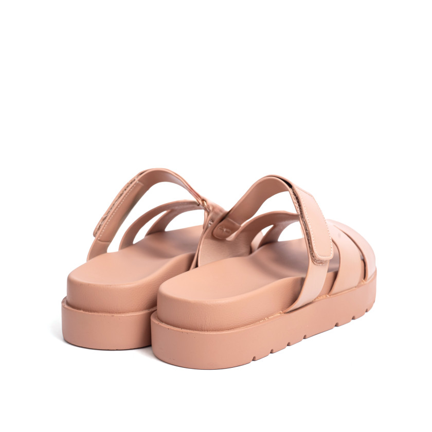 Σανδάλια Flatform με Λουράκια Scratch