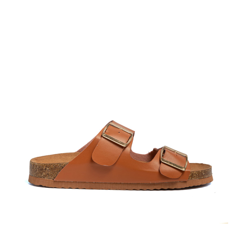 Σανδάλια Flatform με Διπλές Τόκες