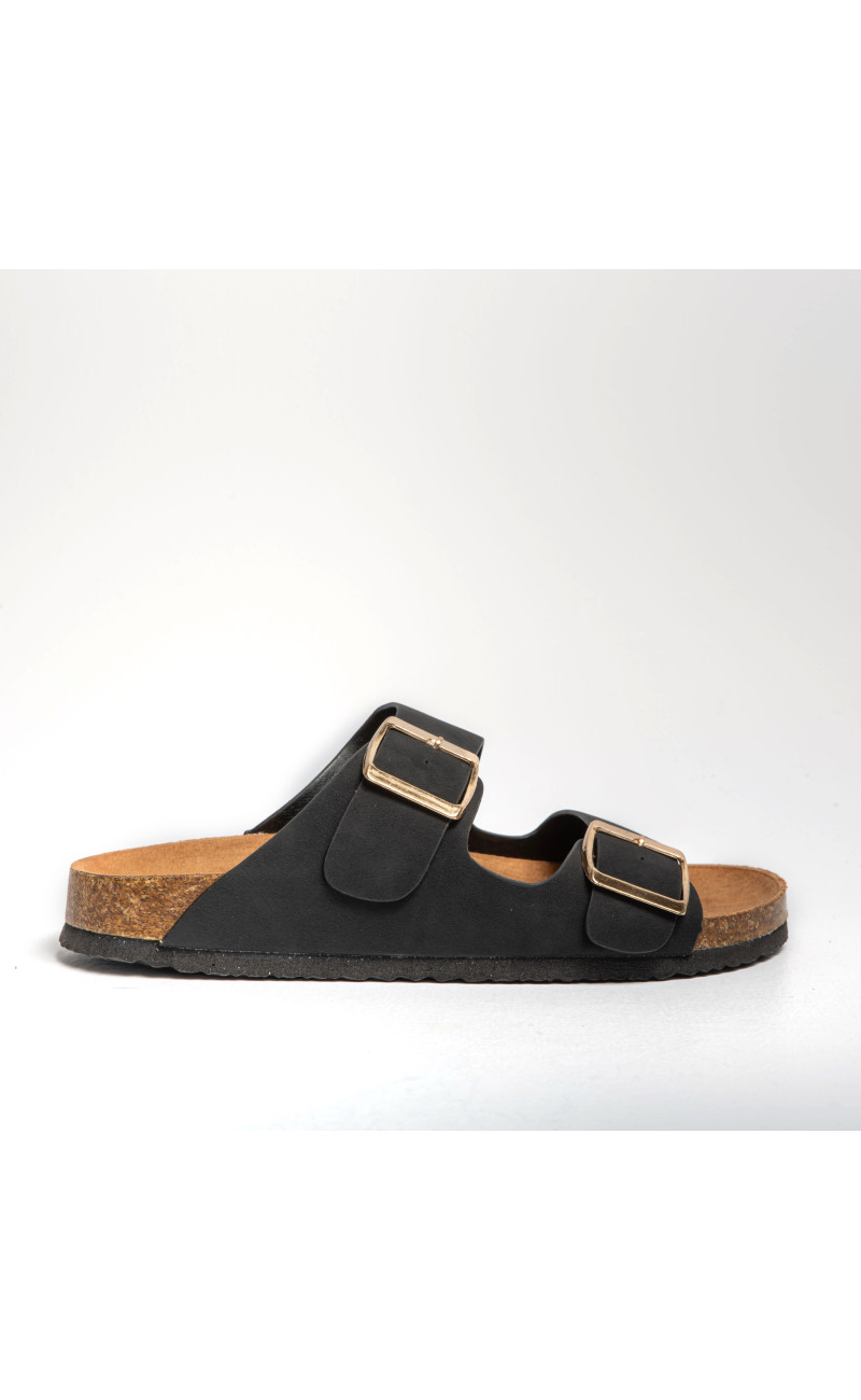 Σανδάλια Flatform με Διπλές Τόκες