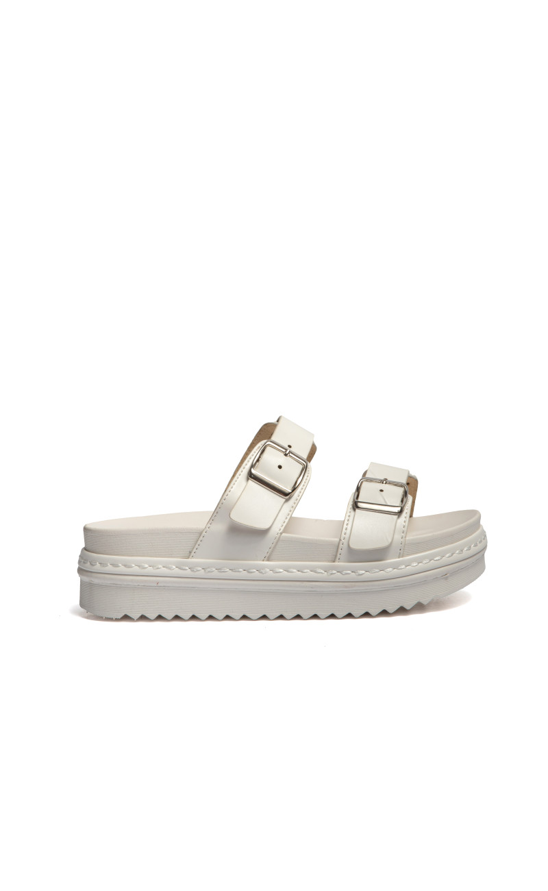 Σανδάλια Flatform με Διπλή Τόκα