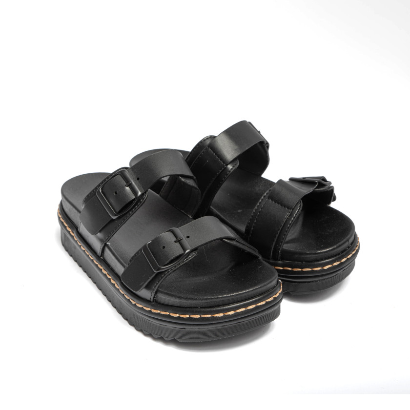 Σανδάλια Flatform με Διπλή Τόκα