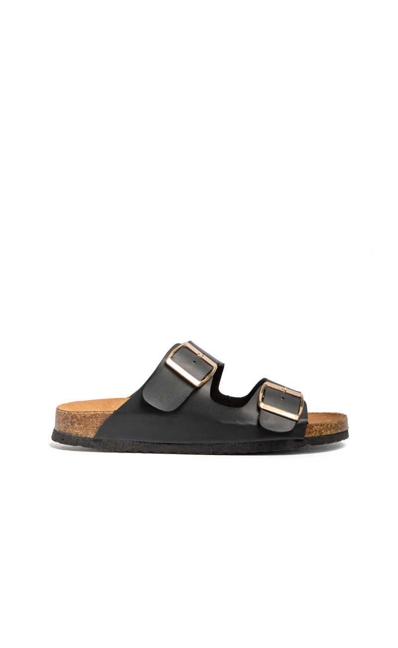 Σανδάλια Flatform με Διπλές Τόκες