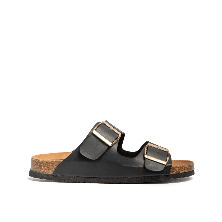 Σανδάλια Flatform με Διπλές Τόκες