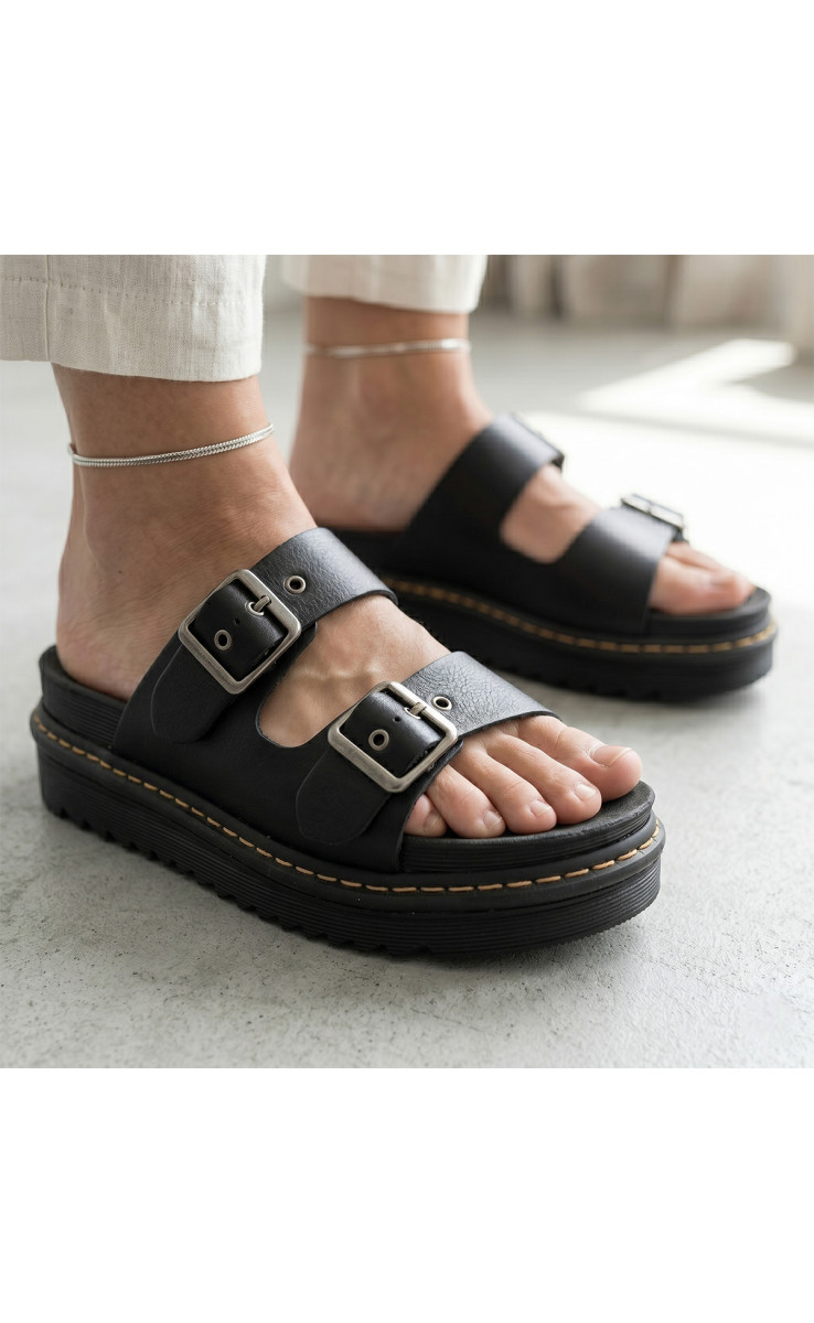 Σανδάλια Flatform με Διπλή Τόκα