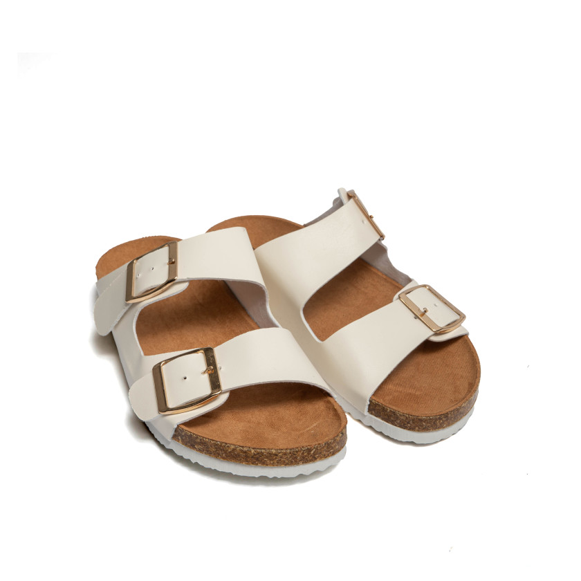 Σανδάλια Flatform με Διπλές Τόκες