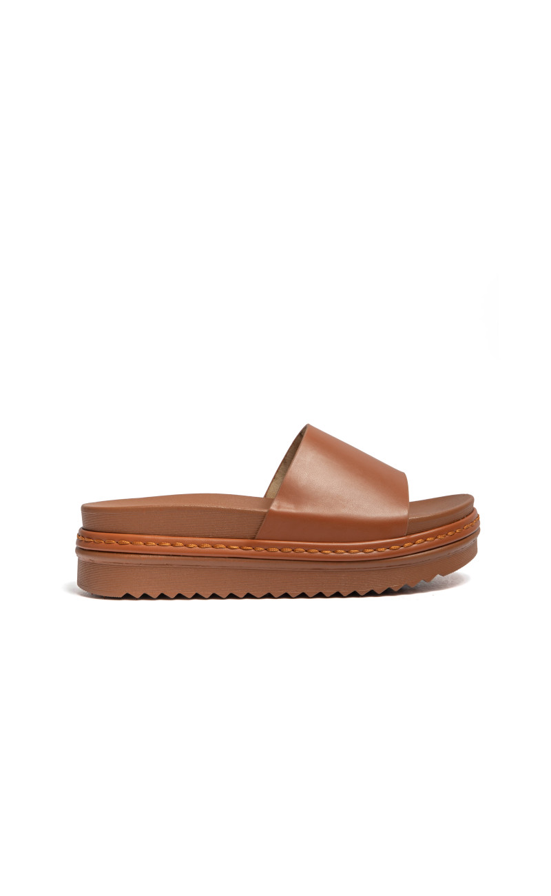 Σανδάλια Flatform με Φαρδιά Φάσα