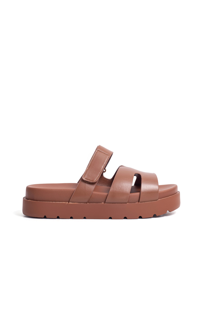 Σανδάλια Flatform με Λουράκια Scratch