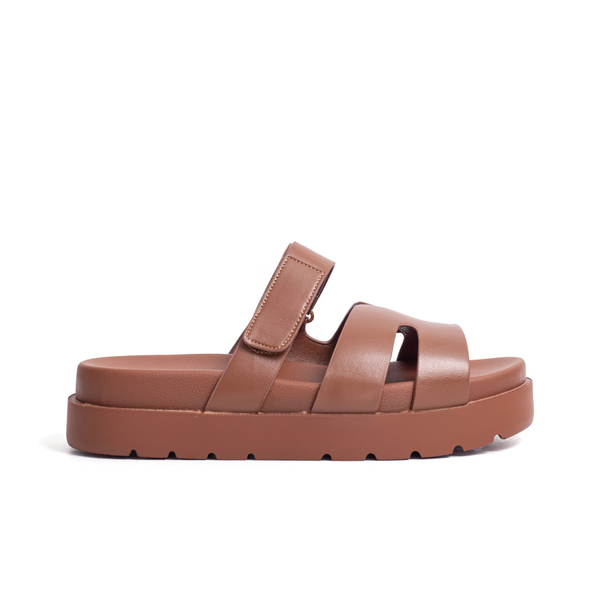 Σανδάλια Flatform με Λουράκια Scratch