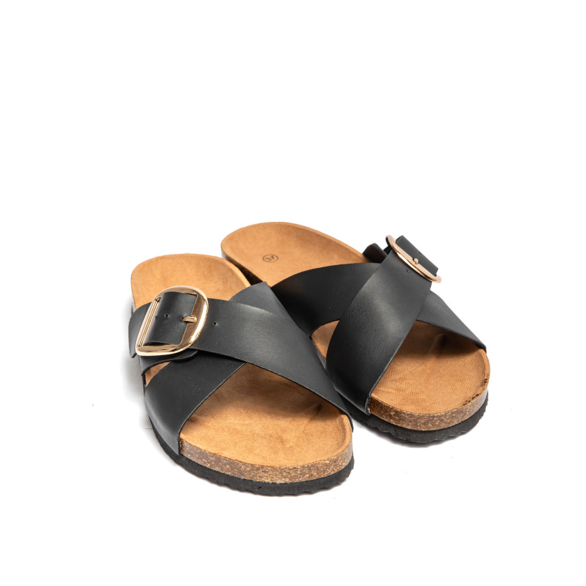 Σανδάλια Flatform με Χιαστί Λουράκια