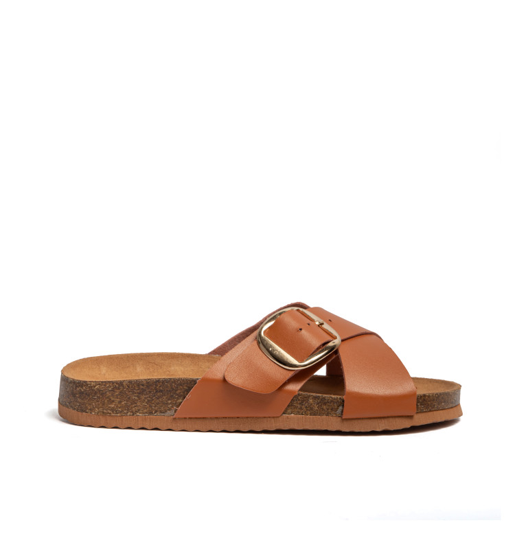 Σανδάλια Flatform με Χιαστί Λουράκια