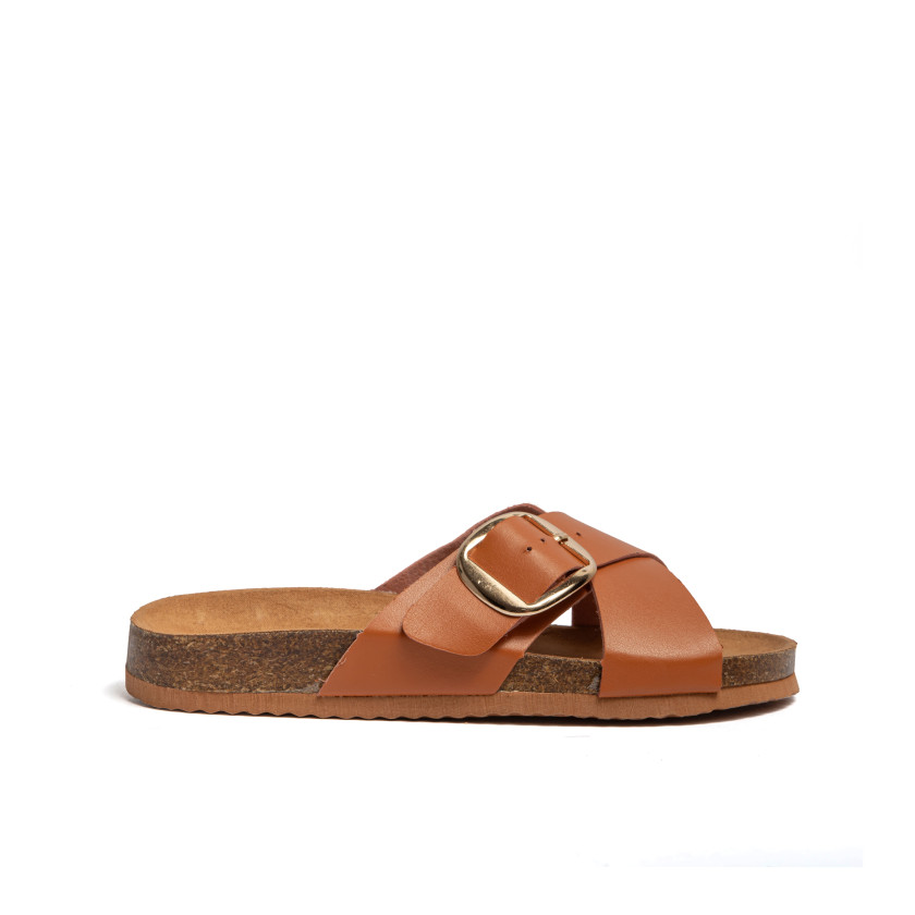 Σανδάλια Flatform με Χιαστί Λουράκια