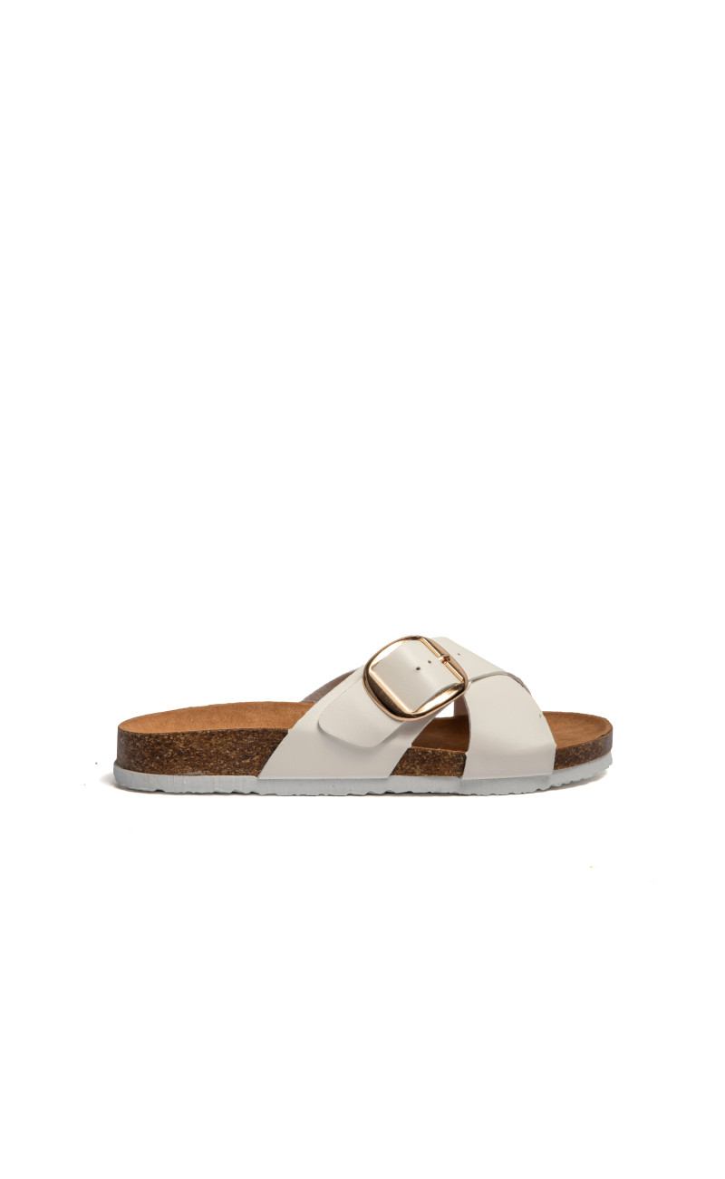 Σανδάλια Flatform με Χιαστί Λουράκια
