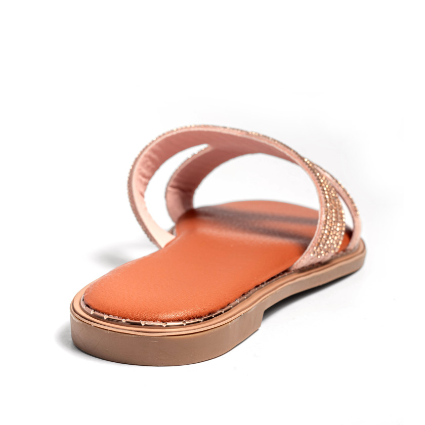 Flat Σανδάλια με Strass