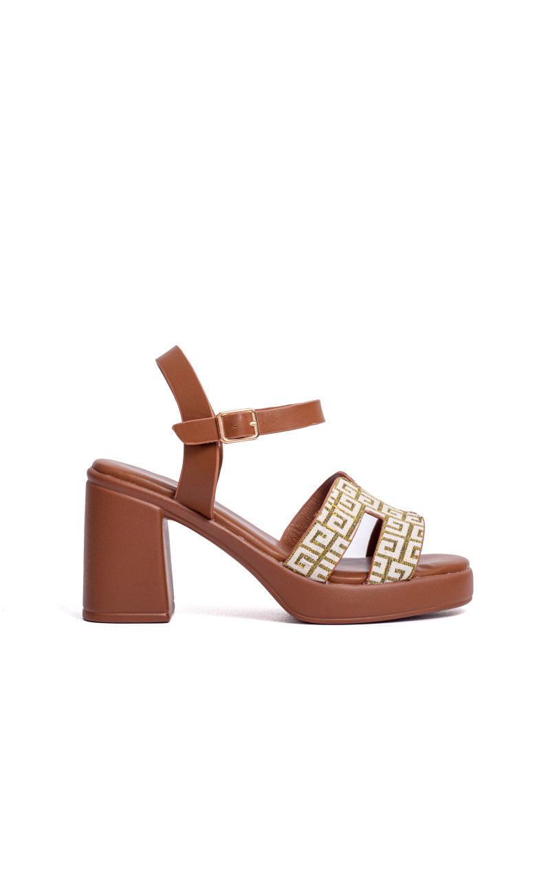 Πέδιλα Flatform με Ανοίγματα στο Πλάι & Μπαρέτα