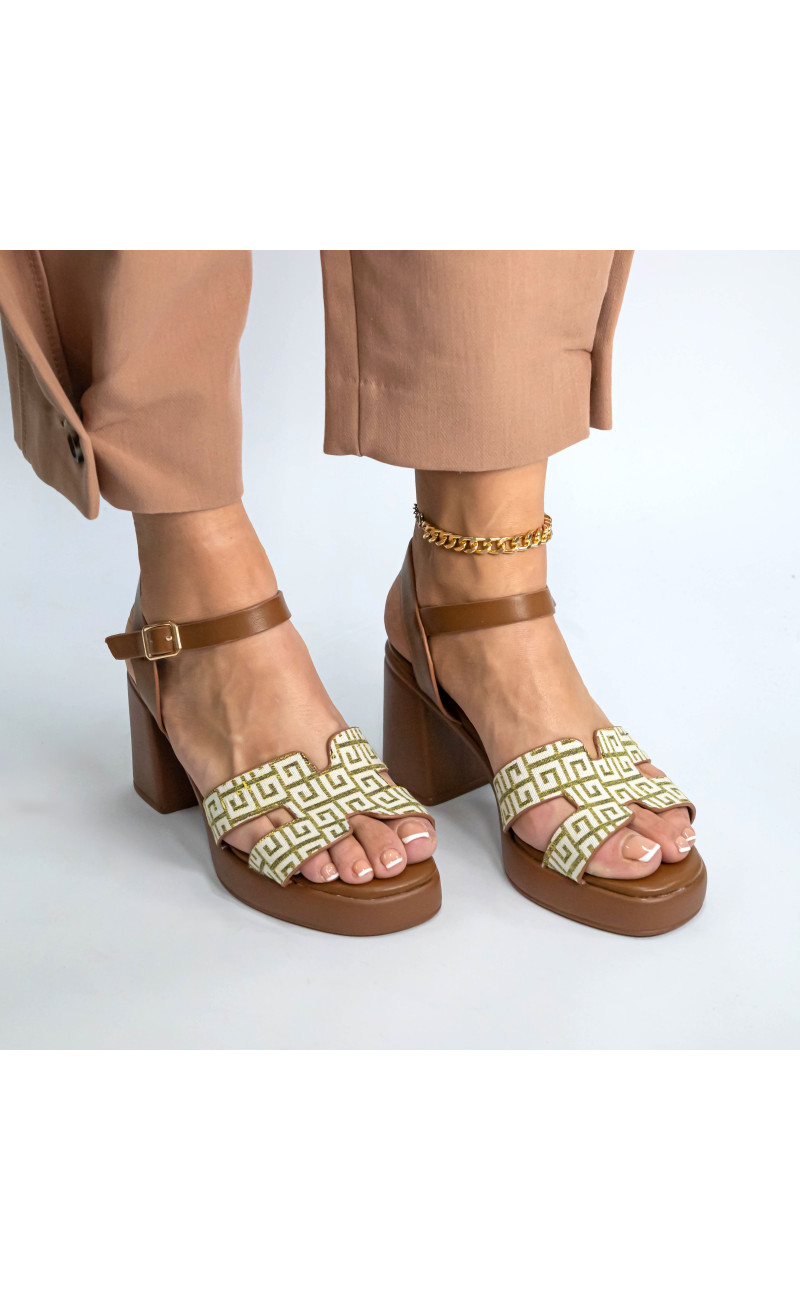 Πέδιλα Flatform με Ανοίγματα στο Πλάι & Μπαρέτα