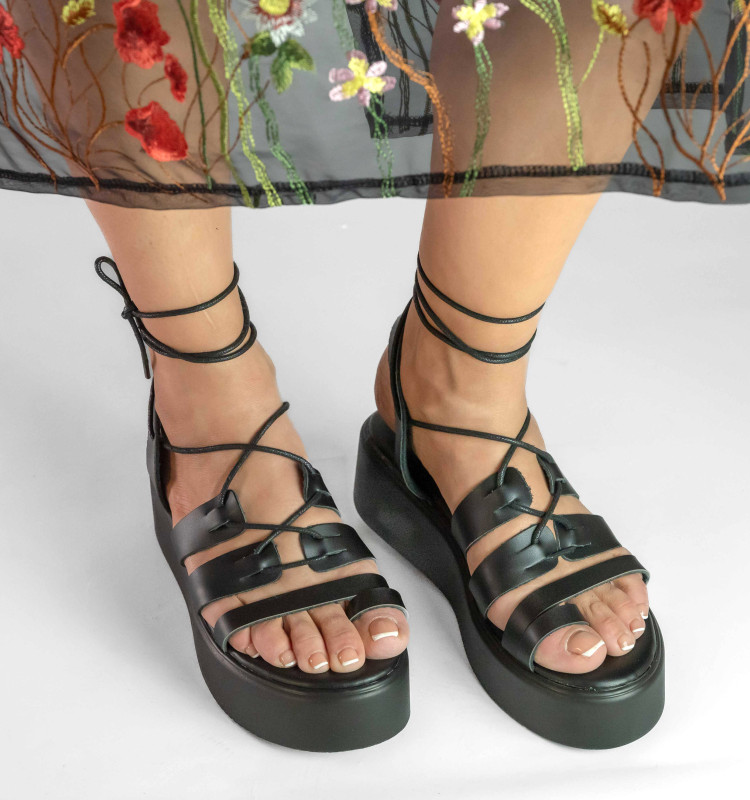 Σανδάλια Flatform Lace Up