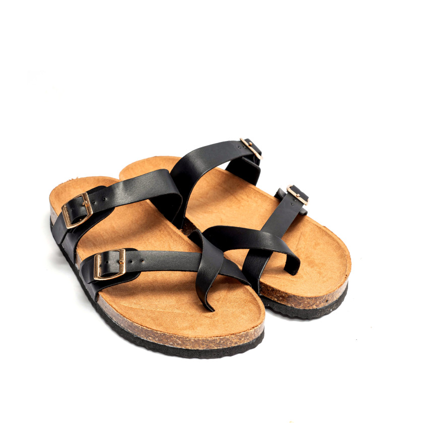 Σανδάλια Flatform με Λουράκια & Τόκες
