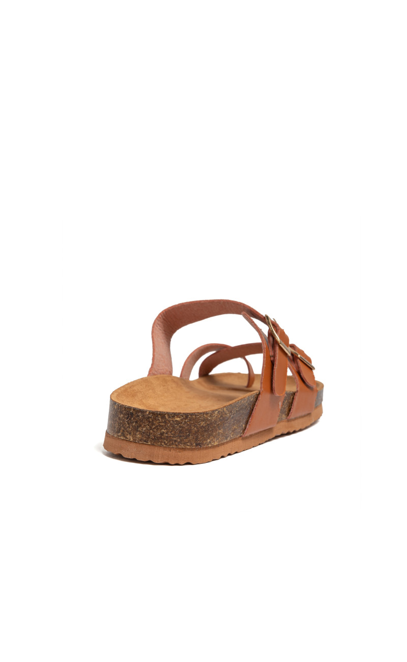 Σανδάλια Flatform με Λουράκια & Τόκες