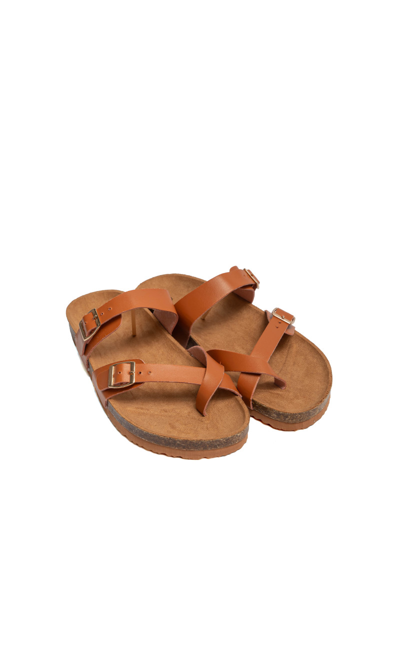 Σανδάλια Flatform με Λουράκια & Τόκες