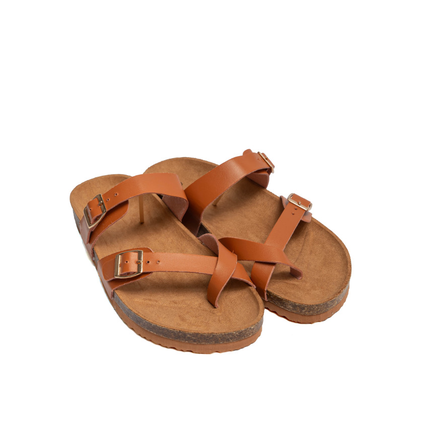 Σανδάλια Flatform με Λουράκια & Τόκες