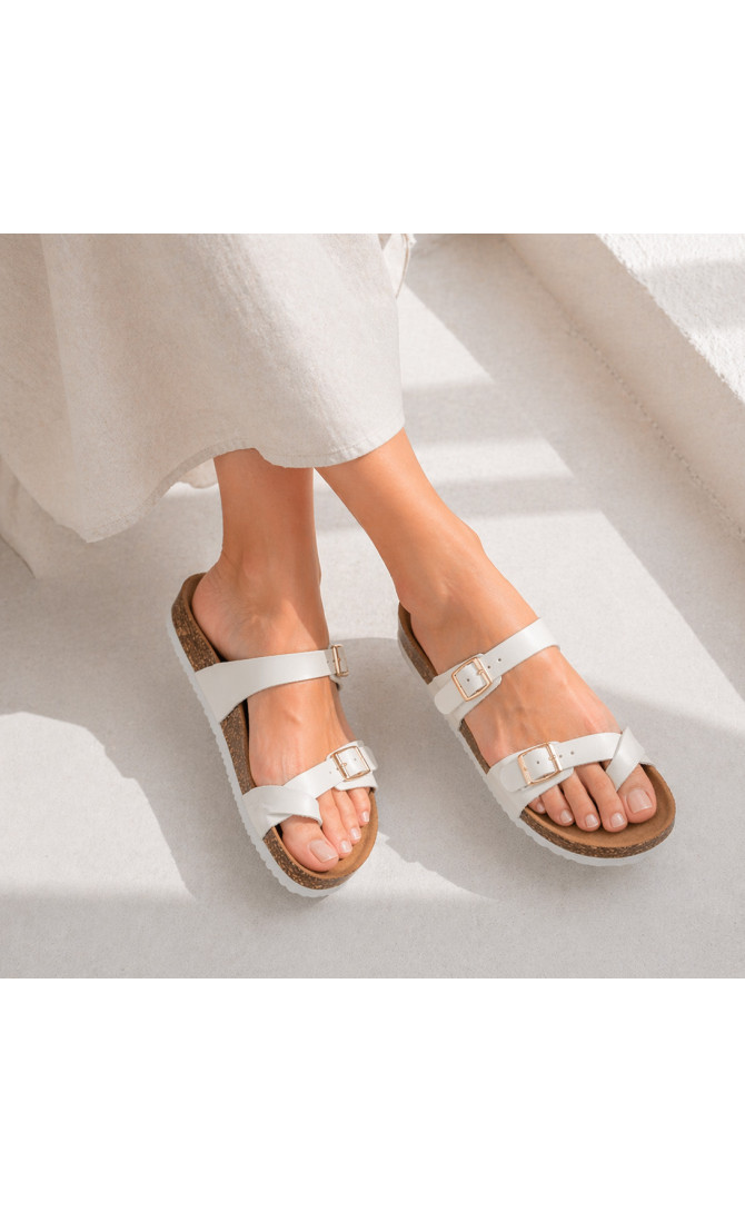 Σανδάλια Flatform με Λουράκια & Τόκες