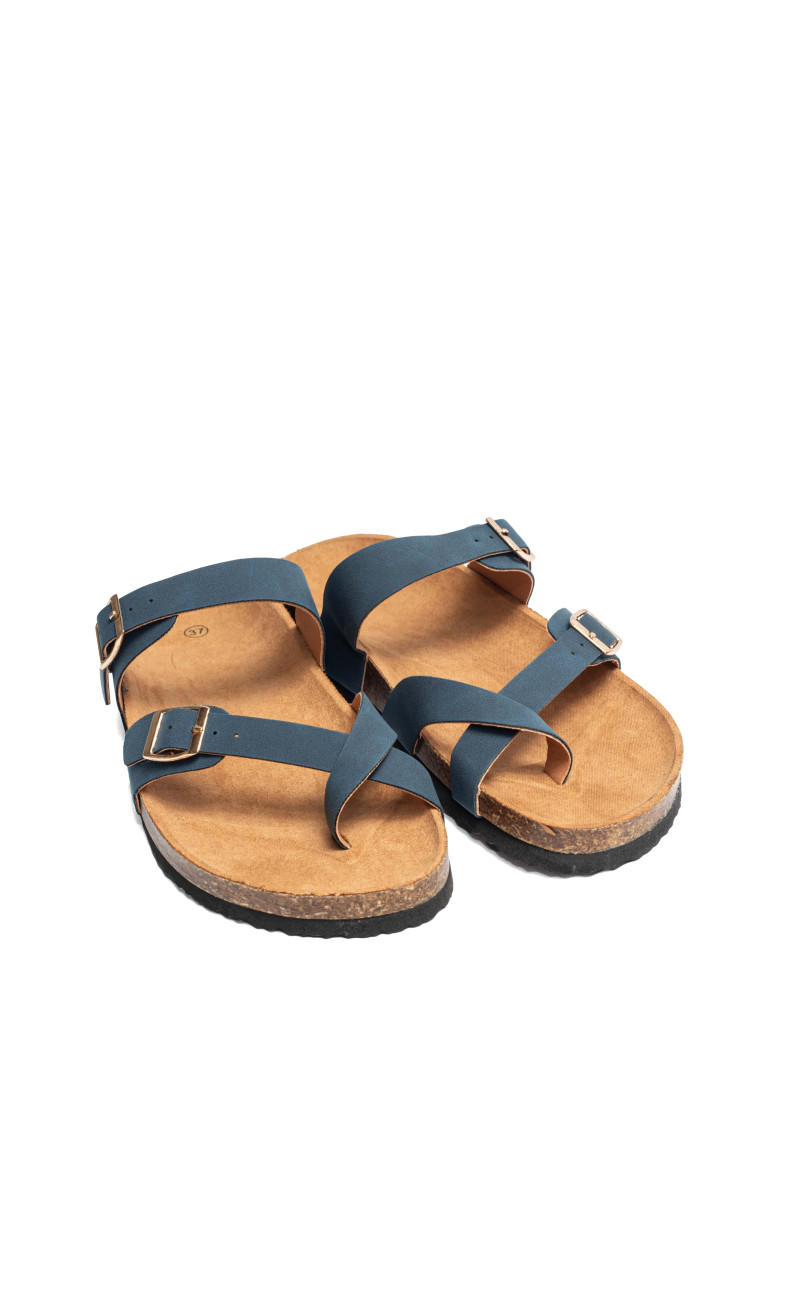 Σανδάλια Flatform με Λουράκια & Τόκες