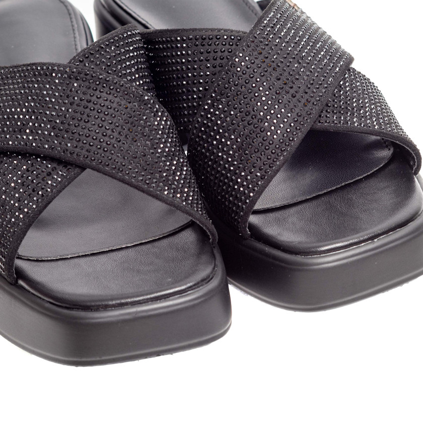 Πλατφόρμες με Χιαστί Λουράκια & Strass