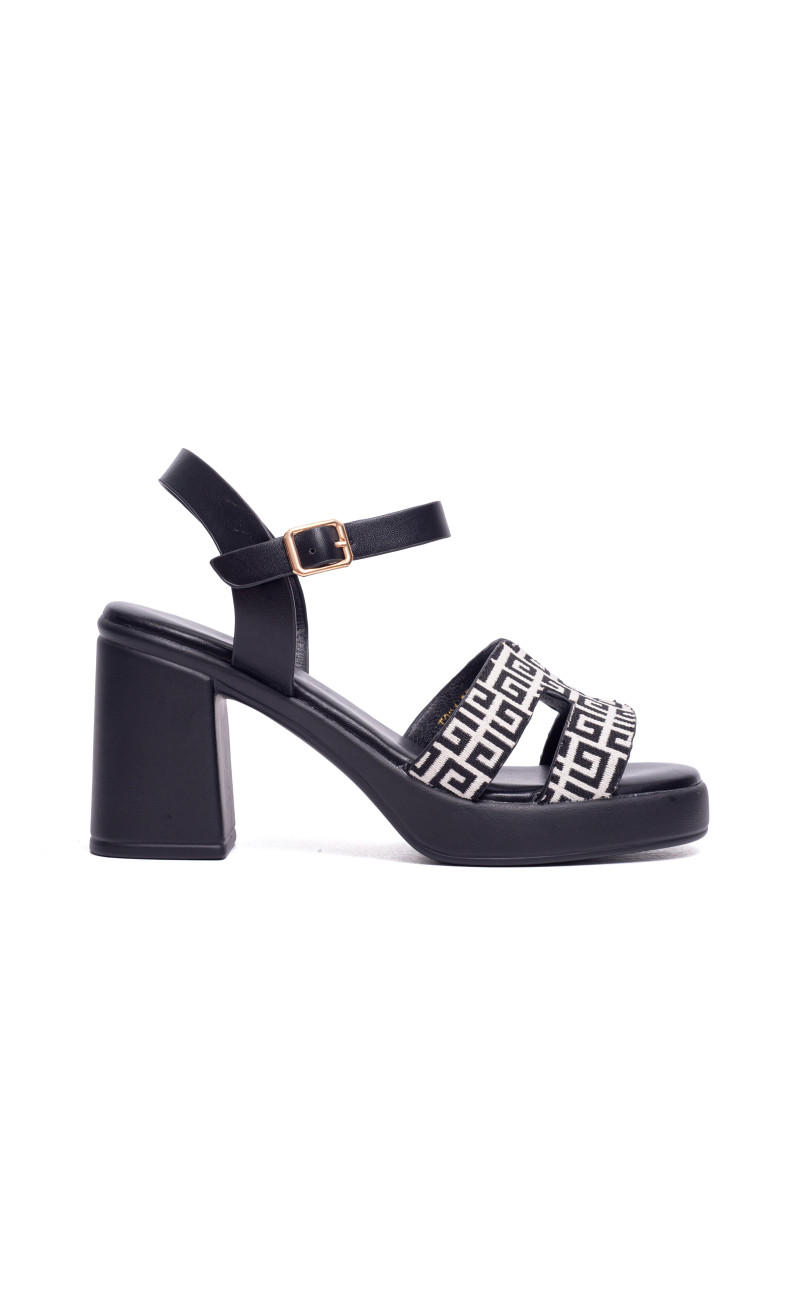 Πέδιλα Flatform με Ανοίγματα στο Πλάι & Μπαρέτα
