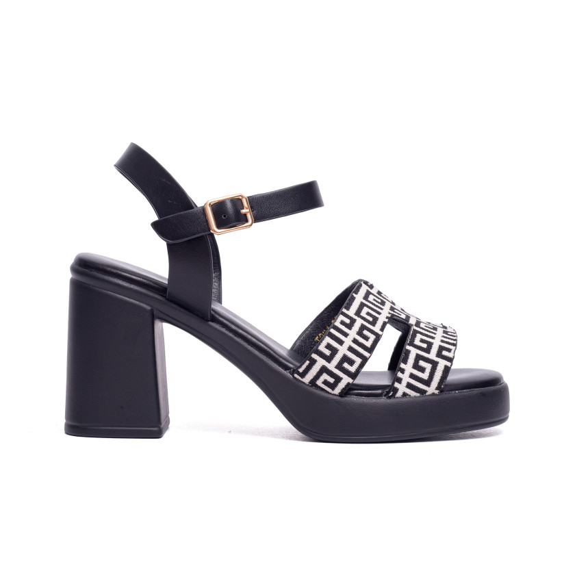 Πέδιλα Flatform με Ανοίγματα στο Πλάι & Μπαρέτα