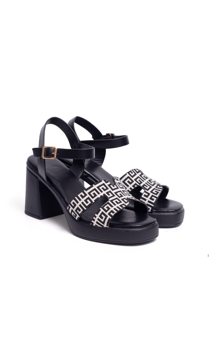 Πέδιλα Flatform με Ανοίγματα στο Πλάι & Μπαρέτα