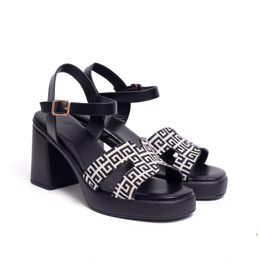 Πέδιλα Flatform με Ανοίγματα στο Πλάι & Μπαρέτα