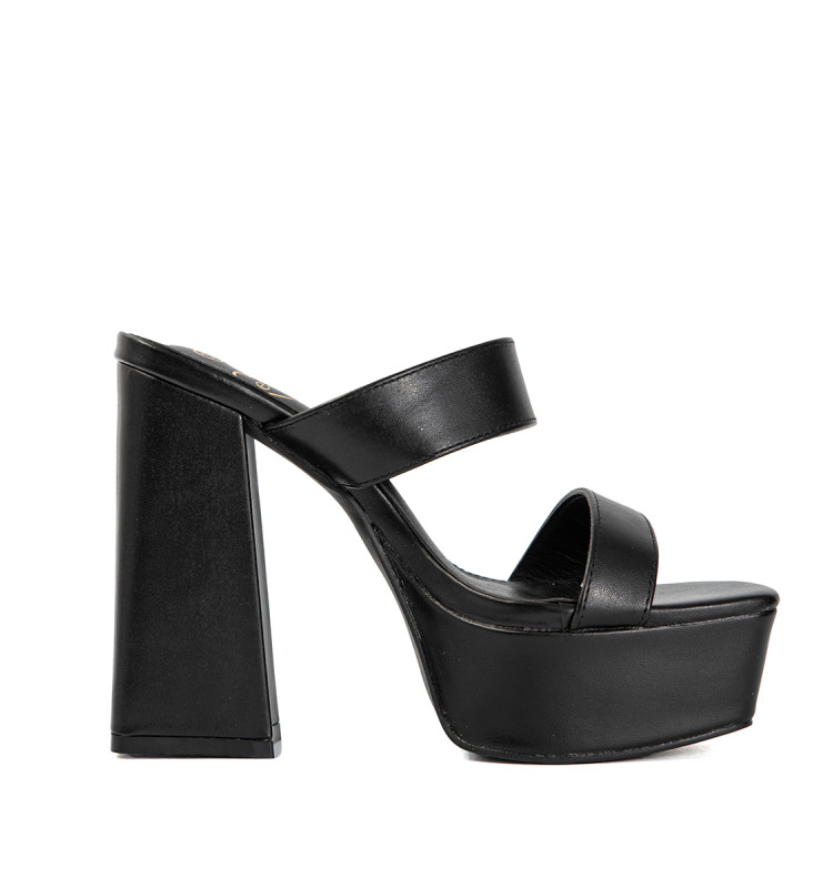 Mules με Φάσα & Τακούνι