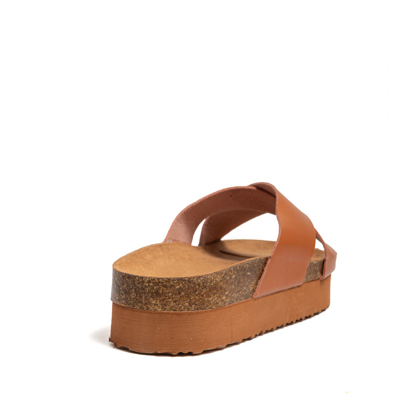 Σανδάλια Flatform Με Χιαστί Λουράκια