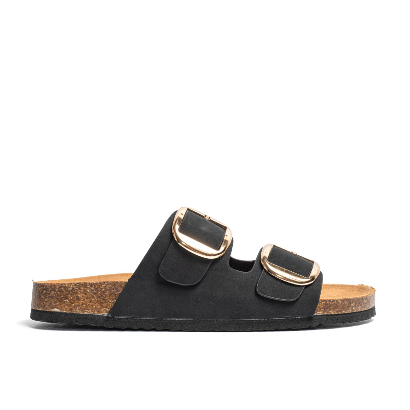 Σανδάλια Flatform με Διπλές Τόκες